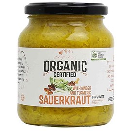Chef's Choice Organic Sauerkraut with Ginger & Turmeric 350g