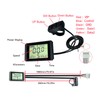 Electric Bike LCD Display Replacement Part Modification LCD10H Display Panel