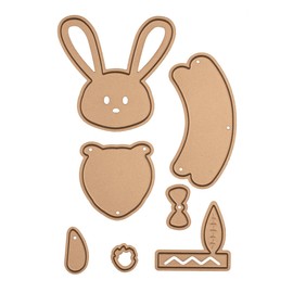 Spellbinders Shapeabilities Some Bunny Die, Brown