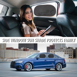 Cartman Parabrisas Parasol de 183 x 86 cm, Cool Free, un Potente Deflector de Rayos UV, Parasol de Coche para Mantener tu vehículo Fresco y última intervensión de daños, Windshield + Side