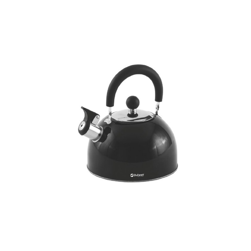 Relags Outwell Stainless Steel Kettle – Black, 1.8 Litres
