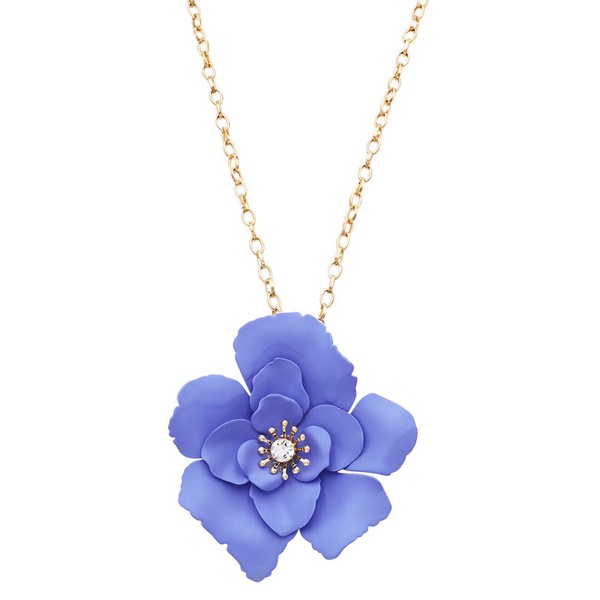 Rosemarie & Jubalee Collar con colgante de flores de metal