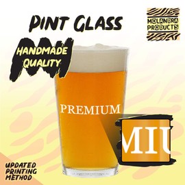 Molandra Products Link in Bio - Beer 16oz Pint Glass Cup