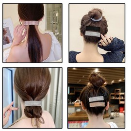 Bling Snap Hair Clips for Women Girls Rhinestone Hair Barrettes for Women Thin Thick Hair Accessories for Women Girls 4Pcs Bb Hair Clip No Slip Clips