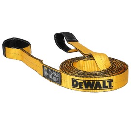 DEWALT DXBC90085 Black/Yellow 2” x 16’ Heavy Duty Lifting Sling - 2 Ply X 6,400lbs Vertical Weight Capacity / 12,800 lb Basket Weight Capacity