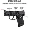MightySkins Carbon Fiber Skin Compatible with Springfield XDS 3.3 -