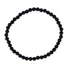 Taddart Minerals - Black Onyx Natural Gemstone Bracelet with 4mm
