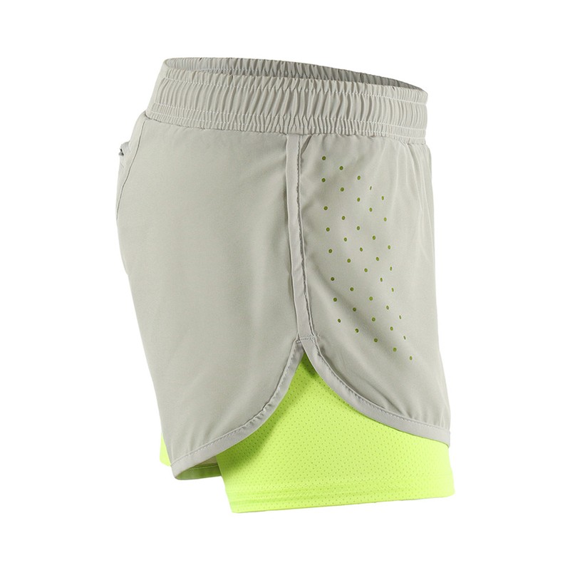 Women 2-in-1 Running Shorts Quick Drying Breathable Active Training Exercise