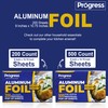 Pop-Up Aluminum Foil Wrap Sheets 9 x 10 3/4 Silver