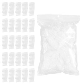 Disposable Ear Covers for Shower - Waterproof Plastic Ear Covers Ear Shower Caps, Bath Ear Covers Protectors for Hair Dye Cap Hair Dryer (100 Pcs)
