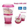 INOGIH Cereal On the Go Cups Breakfast-Portable Drink-Cup Cereal To-Go