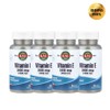 2+2 KAL Vitamin E 400IU softgel 90 tablets, 4 pieces / 2+2 KAL 비타민E 400IU 소프트젤 90정, 4개