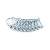 QWORK 10 Pcs Folding D Shape Carbon Steel Folding Cotter