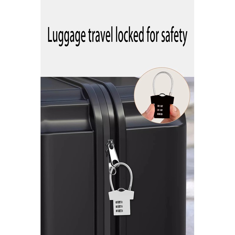 BTSYBTS 3 Digit Combination Locks, 4 Pack Locker Lock with