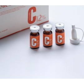 Alluring Vitamin C 12 Ampoule for Face with Glutathione, Hydrating Serum, Anti Aging Facial Serum - 3 Ampoules x 10ml each