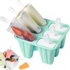 Popsicle Mold，Popsicle Maker Popsicle Molds 6 Pieces Silicone Ice Pop