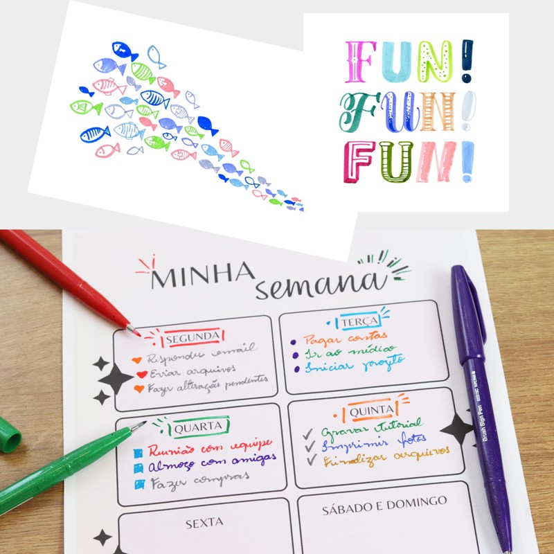 Pentel Brush Sign Pen Light Green