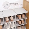 HAIXIN Shoe Rack for Closet - Stackable Shoe Organizer for
