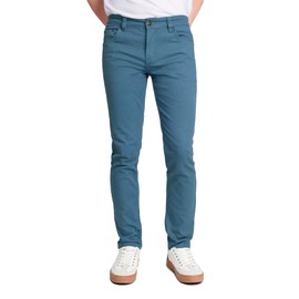VICTORIOUS Men's Skinny Fit Color Stretch Jeans DL937 - French Blue - 30/32