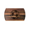 Classic Soccer Ball Pattern Walnut Board, 16.75x10 in: Ideal for