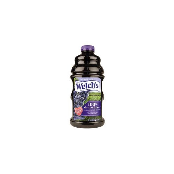 Welch's Juice 64oz Bottle (Pack of 4) Choose Flavor Below (Concord Grape 100% Juice)