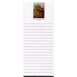 Darker Golden Retriever Magnetic List Pads - Set of 2