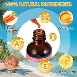 Tanning Drops to Drink, Drinkable Tanning Drops to Naturally Boost Melanin for Face & Body and Elevate Your Skin a Healthy, Radiant Glow (1)