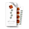 ohora Semi-Cured Gel Pedicure Strips 34pcs(P Vesuvio) - Includes 16