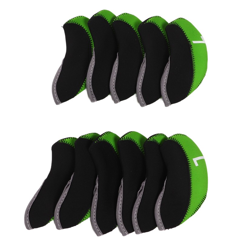 11Pcs/Set Number Golf Iron Headcover Neoprene Golf Club Iron Head