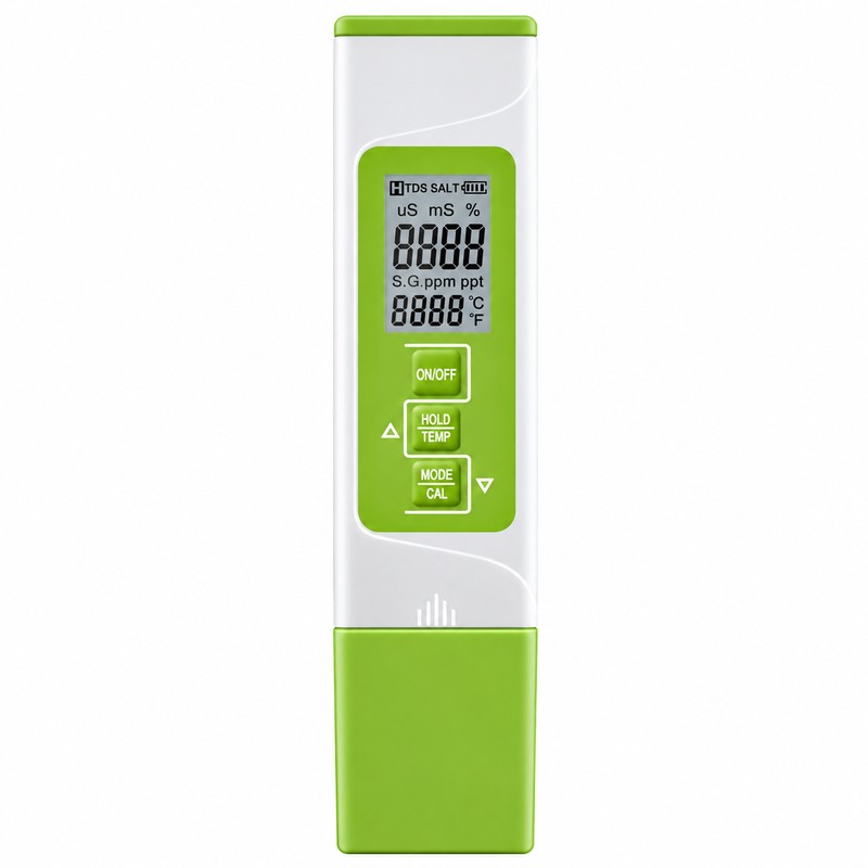 5-in-1 Digital Water Quality Tester for Hydroponics & Aquariums –
