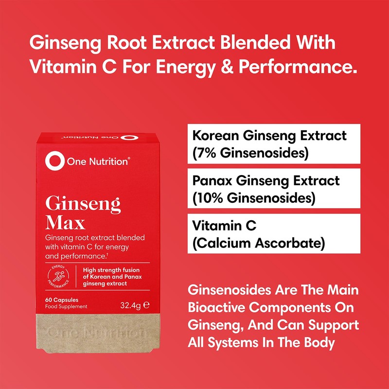 One Nutrition Ginseng Max - 60 Capsules
