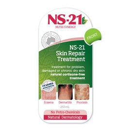 Plunkett's NUTRI SYNERGY 21 NS 21 Skin Repair Treatment Pump 250mL