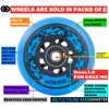 AOWISH Inline Skate Wheels 85A Outdoor Asphalt Formula Hockey Roller