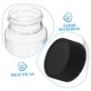 VILLFUL 10pcs Transparent Sampling Bottles with Sealing Lids Wide Mouth