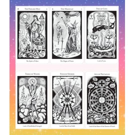 Tarot Card [Hermetic Tarot Deck] Tarot Divination Beginner Japanese Instruction Manual Included (English Language Not Guaranteed)