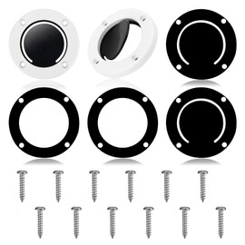 Gosknor 1 Set Self Bailing Boat Drain Plug, Scupper Flapper Replacement Kit Self Bailing Boat Flap Valve for Marine Necessary Accessories