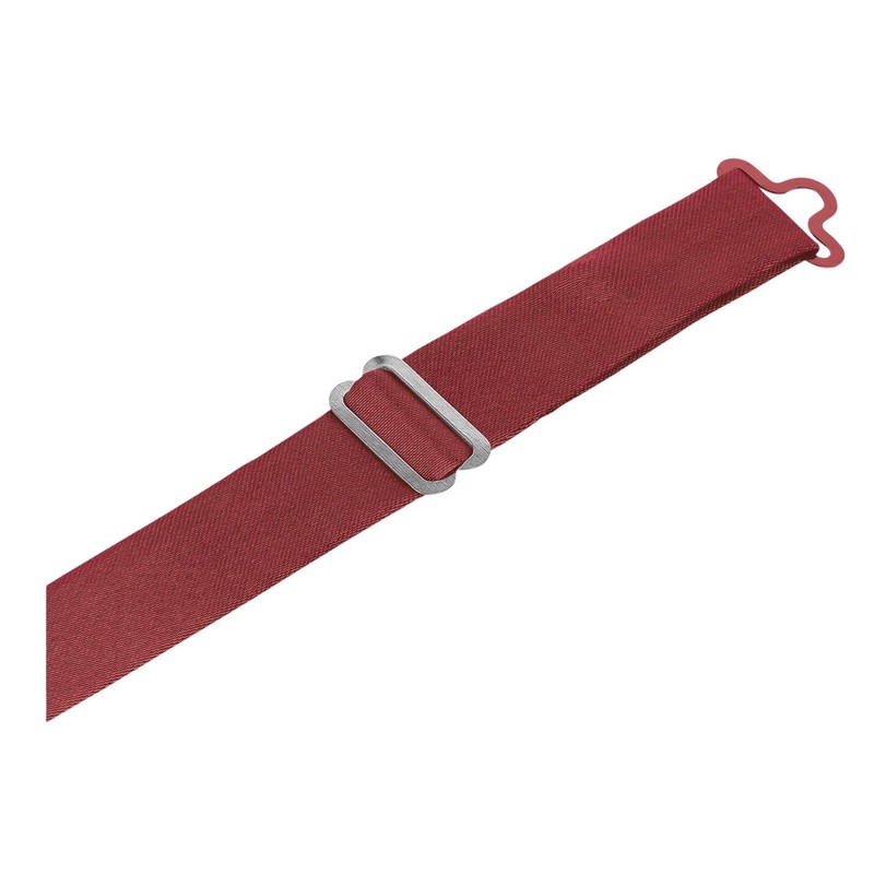 BomGuard Mens Bow Tie with Pocket Square - Dark Red