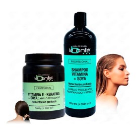 Shampoo Y Vitamina E Keratina + Soya 1kg Labonte