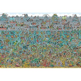 [Made in Japan] 1000 Piece Jigsaw Puzzle Where's Wally? Deep Sea Diver Micropiece (10.2 x 15.0 inches (26 x 38 cm) M81-731