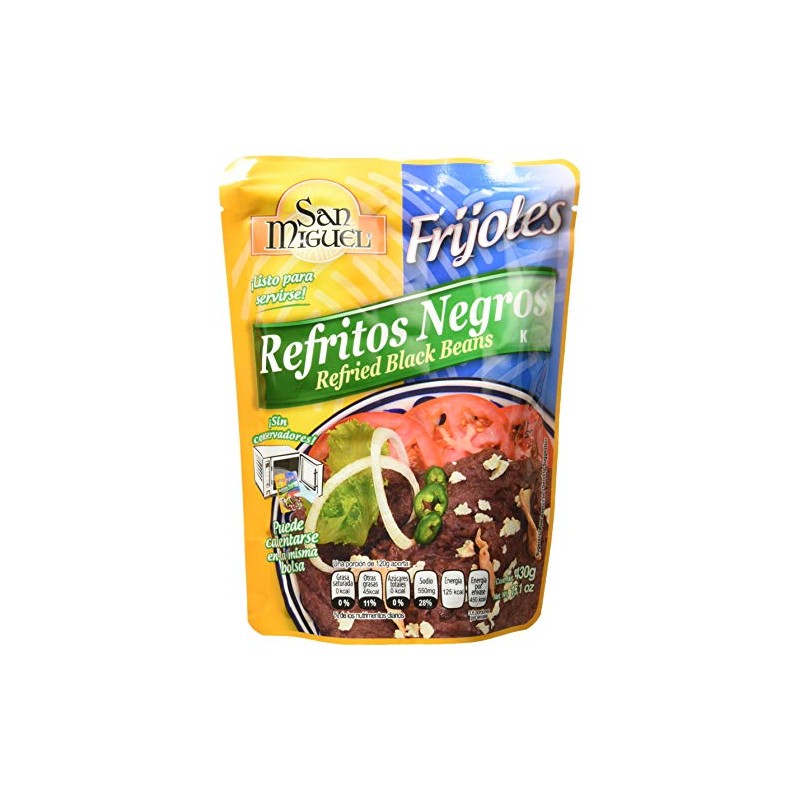 San Miguel Refried Black Beans, 430 g