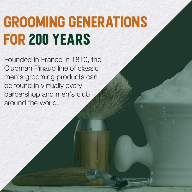 Clubman Pinaud Classic Barber Shave Cream, Moisturizing and Conditioning for