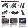 Trasera para Coche Parabrisas Limpiaparabrisas Brazo y hoja Set para