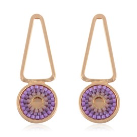 Bohemian Beaded Statement Earrings - Lightweight Sparkly Crystal Teardrop Dangle, Rainbow Marquise, Multi Color Oval Drop, Pearl Hoops, Metal, not known