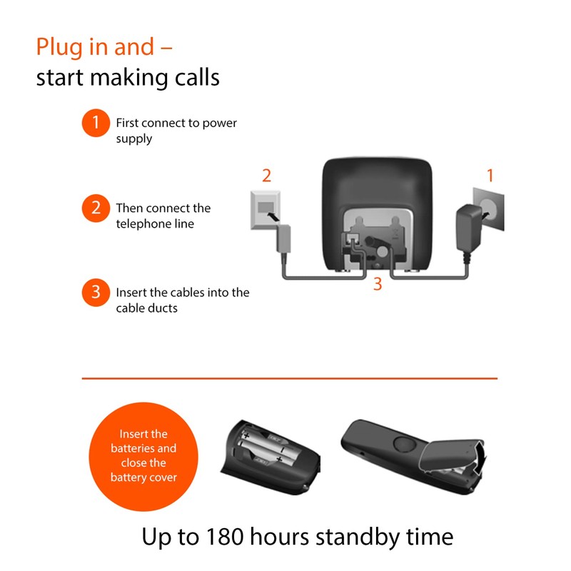 Gigaset A694A Trio - Three Cordless Phones - answering Machine