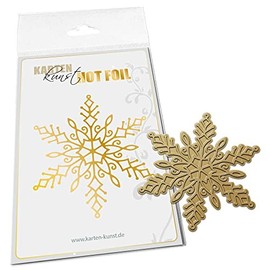 Hot Foil Plate Stamp Winter & Snow Card Art KK-HF008 - Snowflake