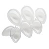 VBS Acrylic Eggs Transparent with Bore Set of 6 Each