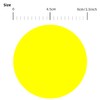 Round Stickers Yellow 90 mm Circle Labels Colour Coding Dot