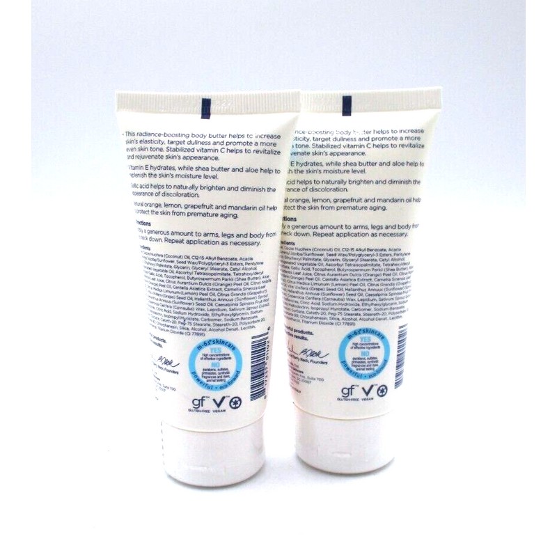 M-61 Lot/2 M-61 Vitablast C Body Butter Radiance Boosting Vitamin