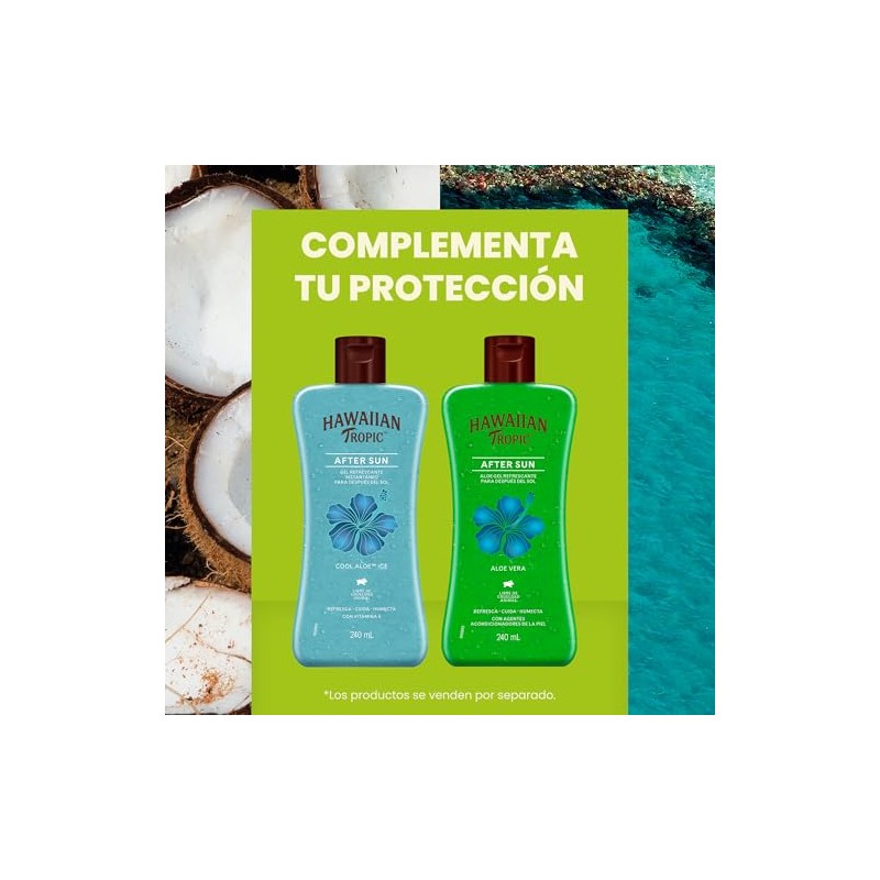 Hawaiian Tropic, Gel Humectante para Después del Sol 50 ml
