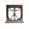 8.75" The Vitruvian Man (Leonardo Da Vinci) Cold Cast Bronze Figurine
